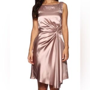Karen Millen Fluid Satin Draped Dress | spring summer collection